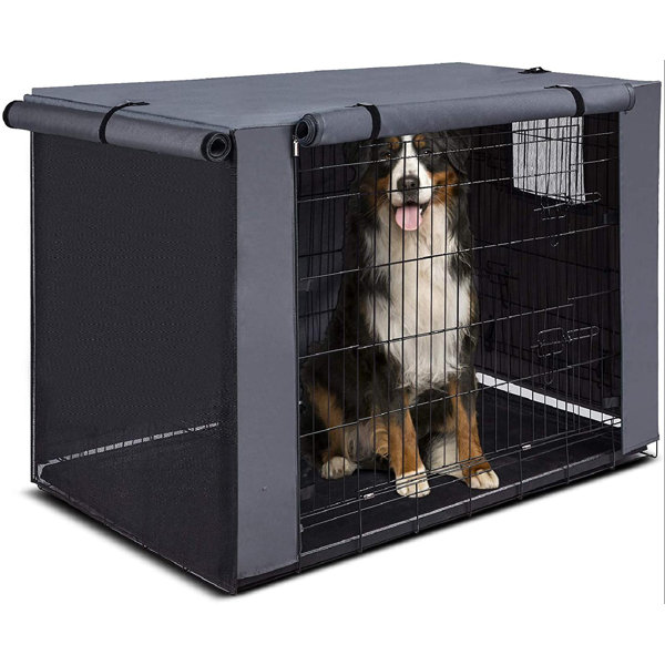 ZWISSLIV Dog Crate Cover Pet Kennel Covers Water Resistant Breathing